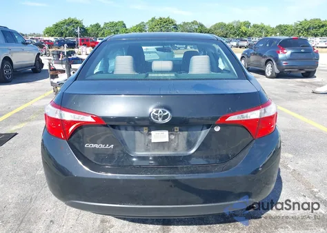 2014 Toyota Corolla L from USA, damaged, VIN 2T1BURHE1EC184928
